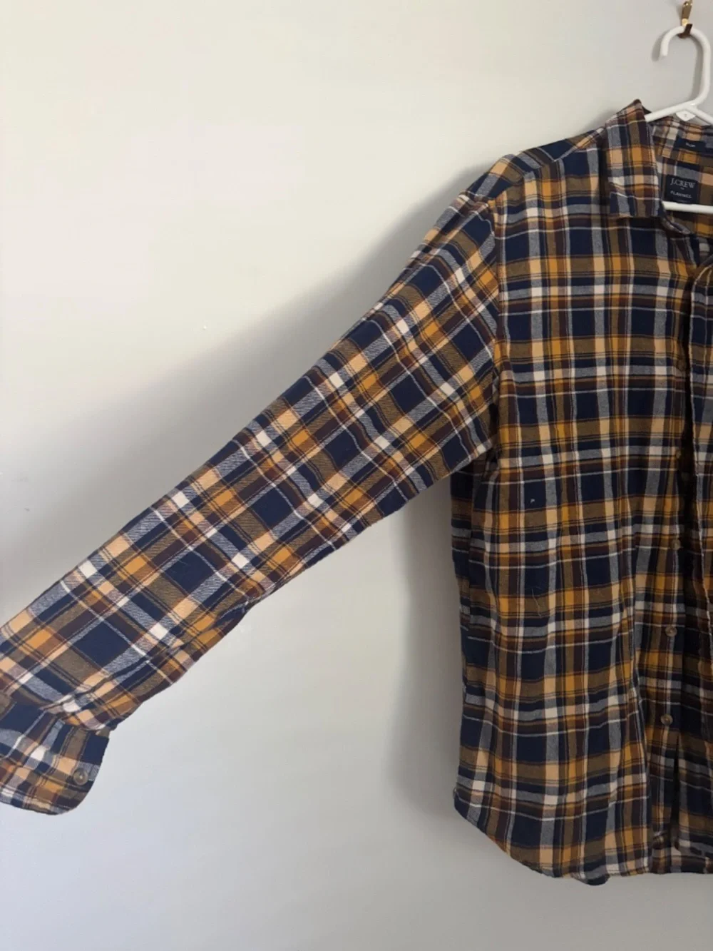 J Crew Slim Fit Men's Flannel Long Sleeve - XL
